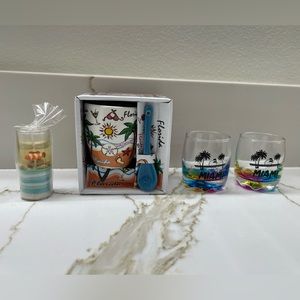 Miami Florida Souvenier 4-piece Set